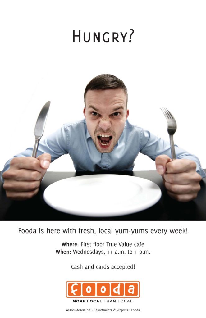 Food services promotional poster